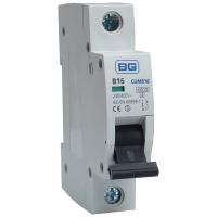 BG CUMB16 MCB SP Type B 16A 6kA