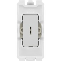 BG R12KY Grid Key Switch 2 Way SP 20AX White
