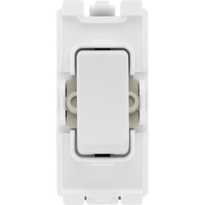 BG R12 Grid Switch 2 Way SP 20AX White
