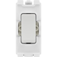 BG R13 Grid Switch Intermediate 20AX White