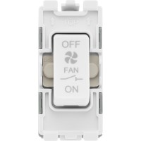 BG R15 Grid Switch 3 Pole Fan Isolator 10A White
