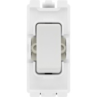BG R30 Grid Switch Double Pole 20AX White