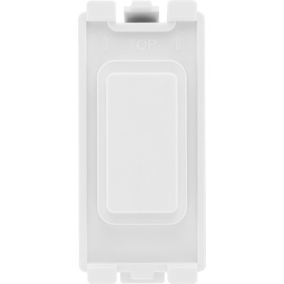 BG RBLNK Grid Blank Module White