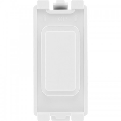 BG RBLNK Grid Blank Module White