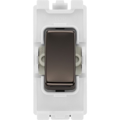 BG RBN12 Grid Switch 2 Way SP 20AX Black Nickel