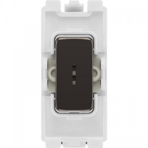 BG RBN30KY Grid Key Switch Double Pole 20AX Black Nickel