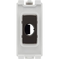 BG RBNFLEX Grid Flex Outlet Black Nickel