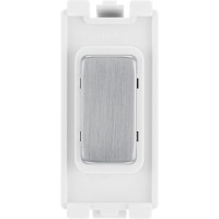 BG RBSBLNK Grid Blank Module Brushed Steel