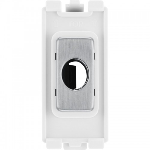BG RBSFLEX Grid Flex Outlet Brushed Steel