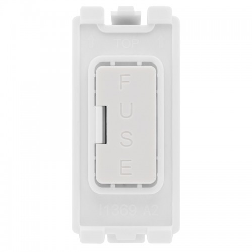 BG RFUSE Grid Fused Outlet White