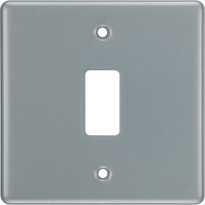 BG RMC1 Grid Frontplate 1 Gang Metal Clad