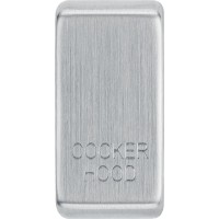 BG RRCHBS-01 Grid Rocker Cooker Hood Brushed Steel