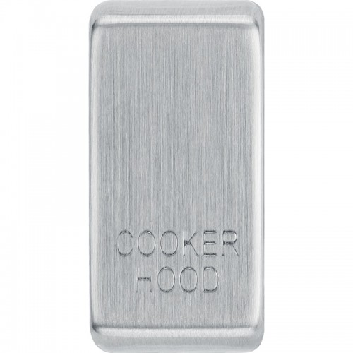 BG RRCHBS-01 Grid Rocker Cooker Hood Brushed Steel