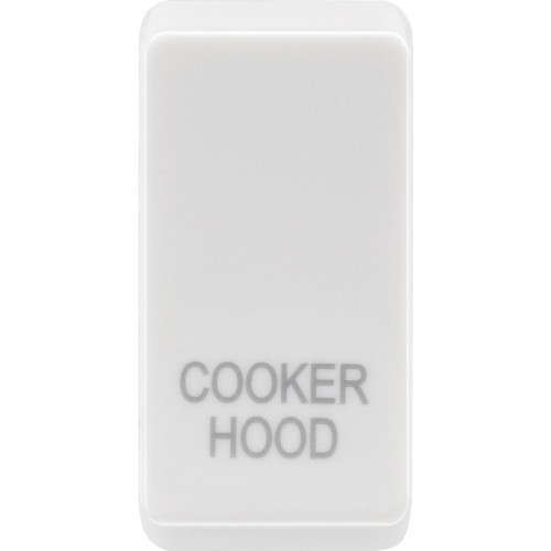 BG RRCHW Grid Rocker Cooker Hood White