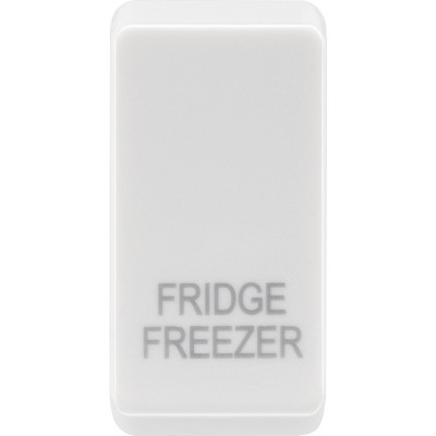 BG RRFFW Grid Rocker Fridge Freezer White