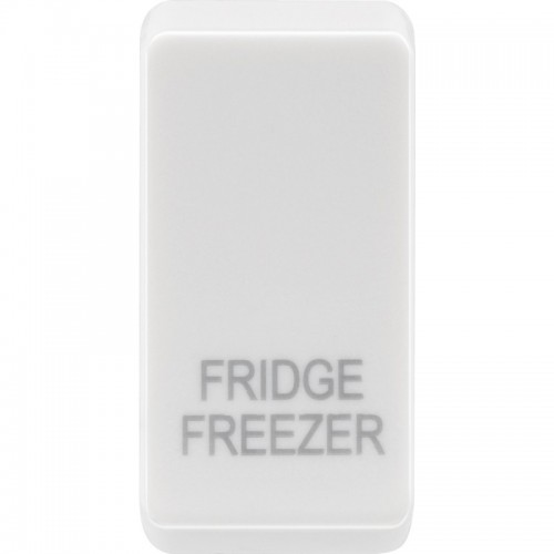 BG RRFFW Grid Rocker Fridge Freezer White