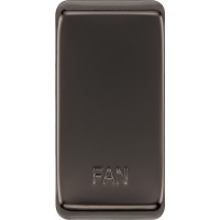 BG RRFNBN-01 Grid Rocker Fan Black Nickel