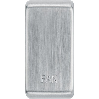 BG RRFNBS-01 Grid Rocker Fan Brushed Steel