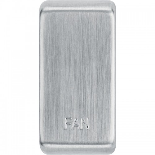 BG RRFNBS-01 Grid Rocker Fan Brushed Steel