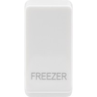 BG RRFZW Grid Rocker Freezer White