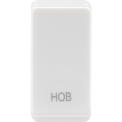 BG RRHBW Grid Rocker Hob White