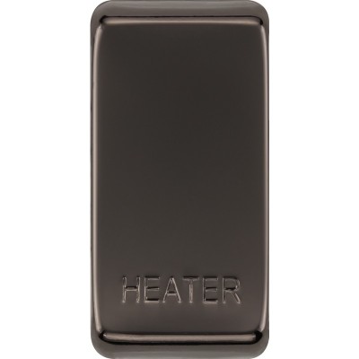 BG RRHTBN-01 Grid Rocker Heater Black Nickel