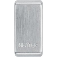 BG RRHTBS-01 Grid Rocker Heater Brushed Steel