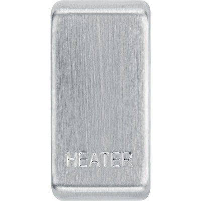 BG RRHTBS-01 Grid Rocker Heater Brushed Steel
