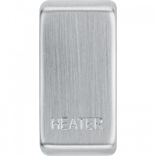 BG RRHTBS-01 Grid Rocker Heater Brushed Steel