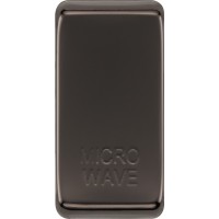 BG RRMWBN-01 Grid Rocker Microwave Black Nickel