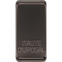 BG RRWDISBN-01 Grid Rocker Waste Disposal Black Nickel