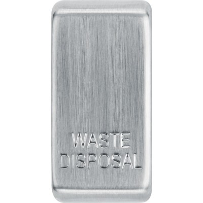 BG RRWDISBS-01 Grid Rocker Waste Disposal Brushed Steel