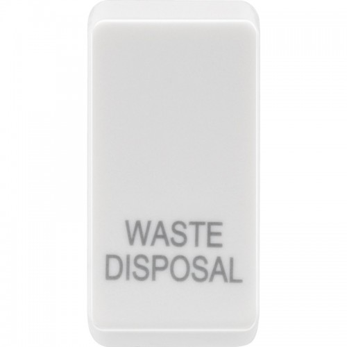 BG RRWDISW Grid Rocker Waste Disposal White