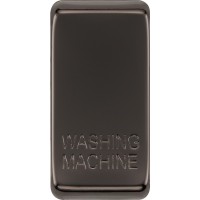 BG RRWMBN-01 Grid Rocker Washing Machine Black Nickel