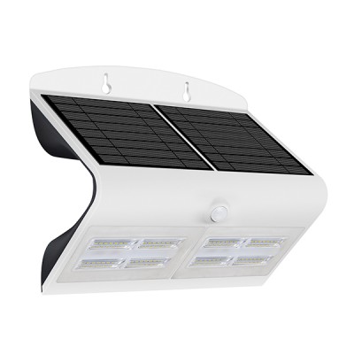 Luceco Solar Guardian Outdoor Wall Light White 6.8w LEXS80