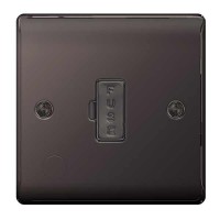 BG Nexus Black Nickel Unswitched Spur with cable - NBN55