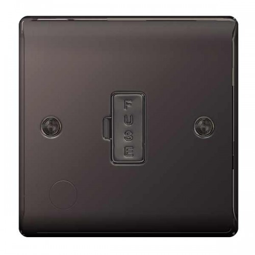 BG Nexus Black Nickel Unswitched Spur with cable - NBN55