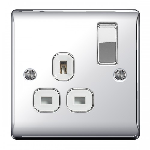 BG Nexus Polished Chrome Single Socket - NPC21W