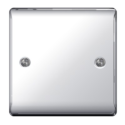 BG Nexus Polished Chrome Single Blanking Plate- NPC94