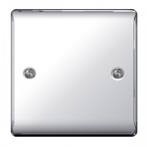 BG Nexus Polished Chrome Single Blanking Plate- NPC94