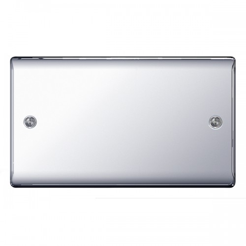 BG Nexus Polished Chrome Double Blanking Plate - NPC95