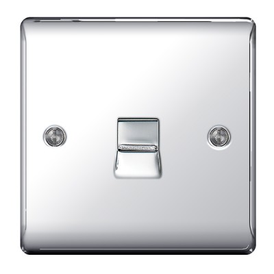 BG Nexus Polished Chrome Master Telephone Socket - NPCBTM1