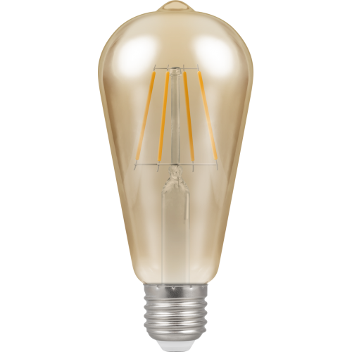 Crompton Filament Dimmable Antique LED ST64 5W ES-E27