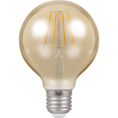 Crompton Filament Dimmable Antique LED G80 5W ES-E27