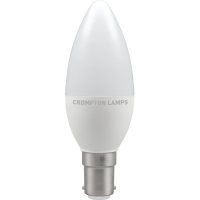 Crompton LED Thermal Plastic Candle 5.5W SBC-B15d