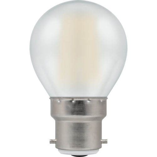 Crompton Filament LED Round 4W BC-B22d Pearl