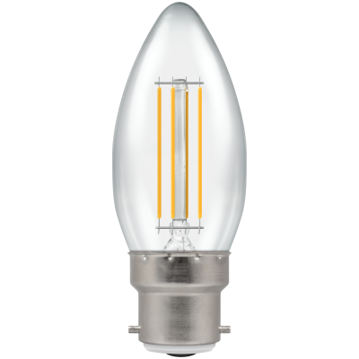 Crompton Filament Dimmable LED Candle 5W BC-B22d