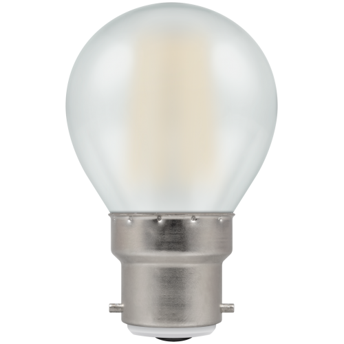 Crompton Filament Dimmable LED Round 5W BC-B22d Pearl
