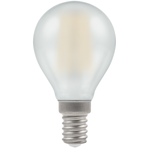 Crompton Filament Dimmable LED Round 5W SES-E14 Pearl