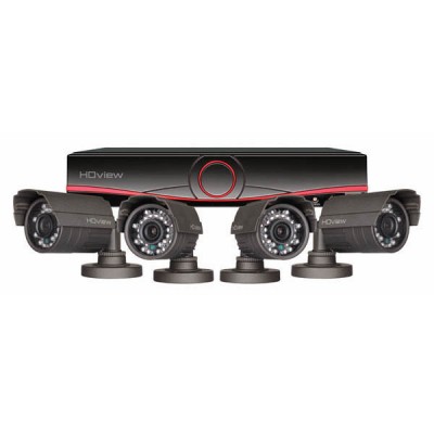 ESP 4 Channel Full HD 1TB CCTV System with Cylindrical Cameras